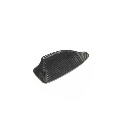 Carbon fiber roof antenna cover for BMW F10 M5, 535i, 550i, and F01/F02 750i, 760i by Palenon Performance.