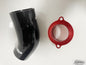 Autobahn Autoworx VW Corrado G60 intake hose kit installed, showcasing durable rubber hoses with clamps for engine airflow.