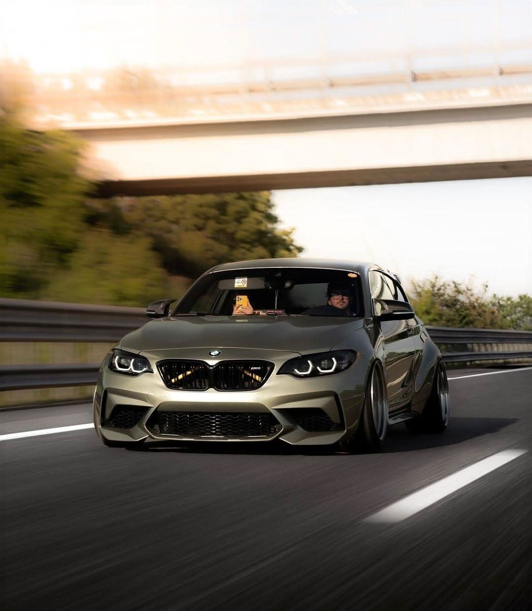 BMW 2 Series F22 M2 Style LED headlights upgrade by K2 Industries, showing sleek, modern headlight design for 2014-2021 models.