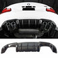 BMW F87 M2 M Type carbon fiber rear diffuser by Palenon Performance, showcasing a sleek, textured carbon fiber finish.