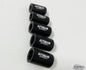 Autobahn Autoworx silicone vacuum caps in hose kit, black flexible rubber caps for automotive vacuum line sealing.