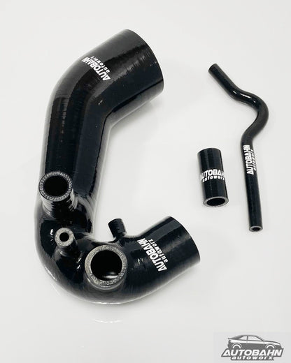 Autobahn Autoworx VW Passat and Audi A4 B5 1.8T inlet pipe hose kit showing durable rubber hoses and fittings.