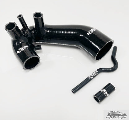 Autobahn Autoworx VW Passat and Audi A4 B5 1.8T inlet pipe hose kit, close-up view of the automotive engine component.