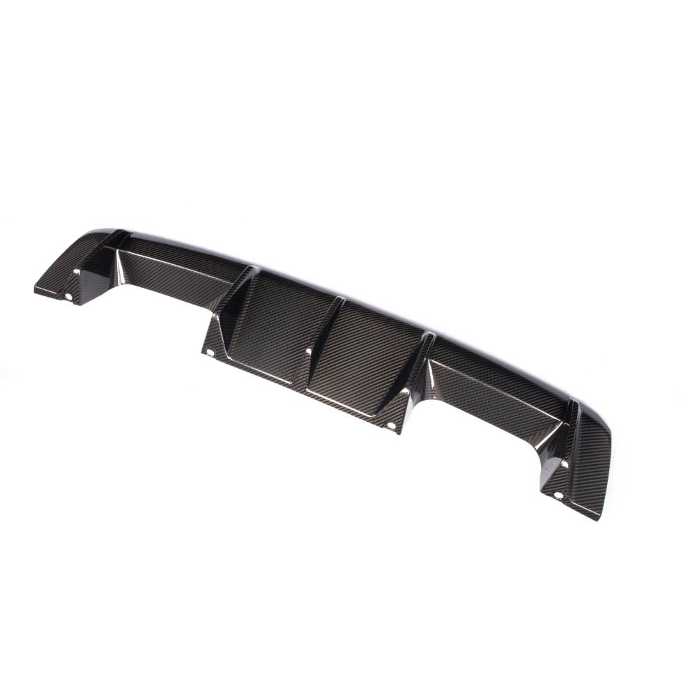 Carbon fiber rear diffuser for BMW G80 M3 and G82/G83 M4, high-performance CF rear diffuser by Palenon Performance.