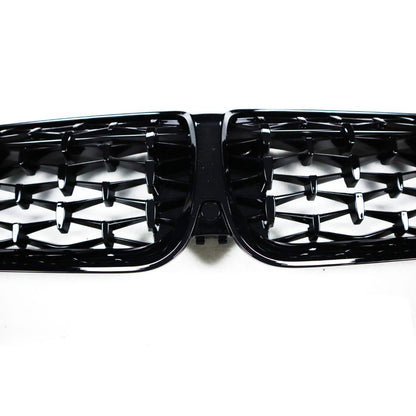 BMW G20 330i & M340i ABS diamond front grille by Palenon Performance, showing sleek, durable grille design with diamond pattern.
