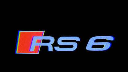 Quartz Ground Shadow Door Puddle Lamp Lighting for Audi Cars and SUVs