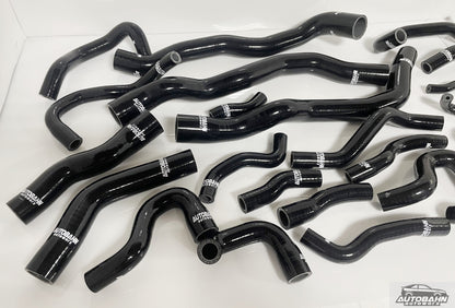 Autobahn Autoworx coolant hose kit for VW Golf, Jetta, Beetle, Passat, CC, EOS, and Audi A3 1.8/2.0 TSI models.