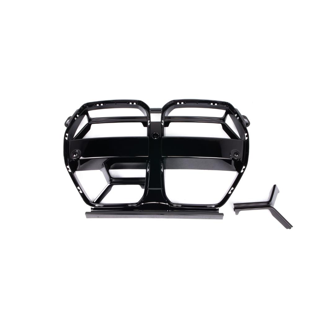 CF grille for BMW G80 G82 M3 M4, CSL Type ABS kidney front grille by Palenon Performance, showcasing its sleek design and finish.