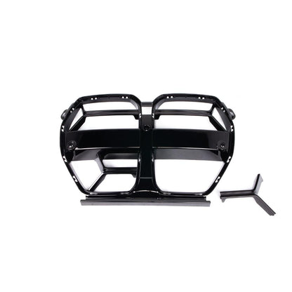 CF grille for BMW G80 G82 M3 M4, CSL Type ABS kidney front grille by Palenon Performance, showcasing its sleek design and finish.