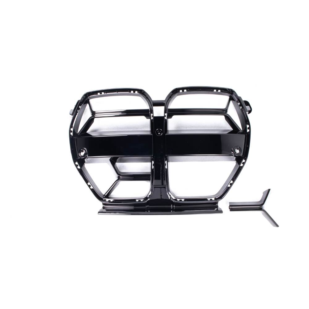 ABS kidney front grille for BMW G80 G82 M3 M4, Palenon Performance CF grille with sleek design, shown in the image.