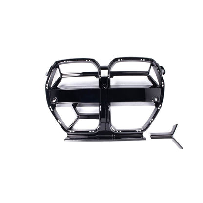 ABS kidney front grille for BMW G80 G82 M3 M4, Palenon Performance CF grille with sleek design, shown in the image.