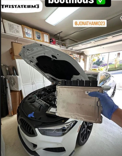 BMW ECU with Bootmod3 tuning installed, showing the full unlock process for enhanced vehicle performance and customization.