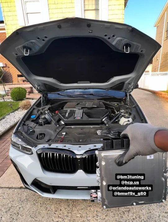 BMW ECU with Bootmod3 tuning and full unlock, showing the ECU unit ready for performance upgrade from BOOTMOD3 TUNING USA