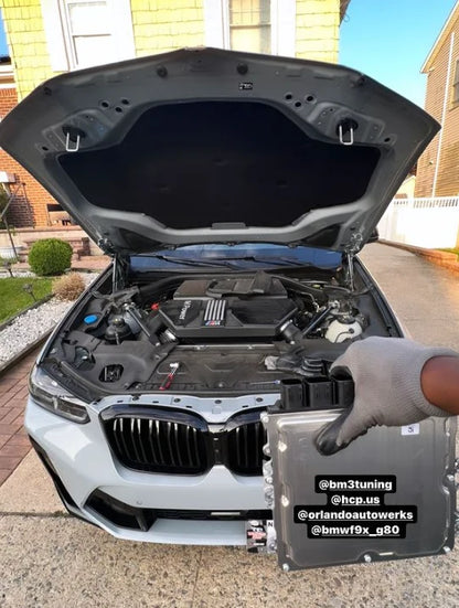 BMW ECU with Bootmod3 tuning and full unlock, showing the ECU unit ready for performance upgrade from BOOTMOD3 TUNING USA