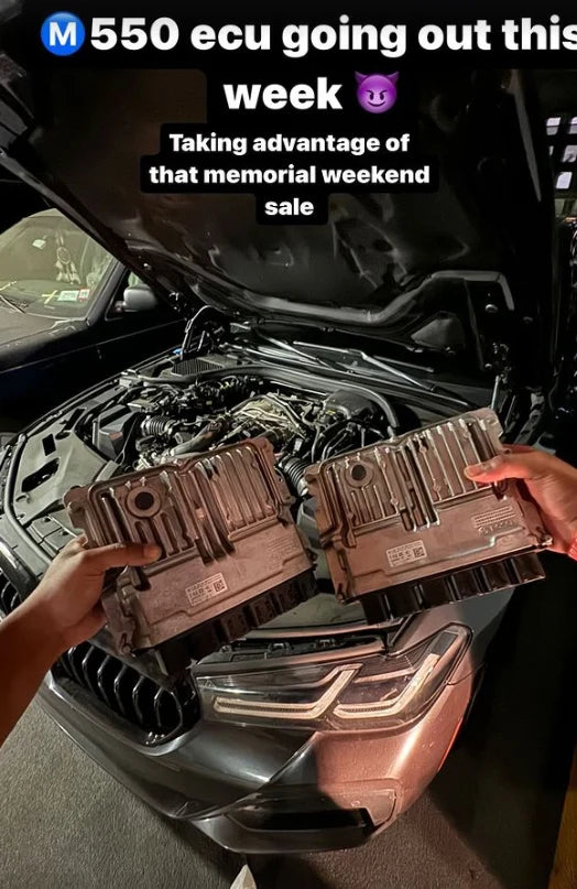 BMW ECU with Bootmod3 tuning software installed, showcasing the full unlock process and tuned engine control unit.