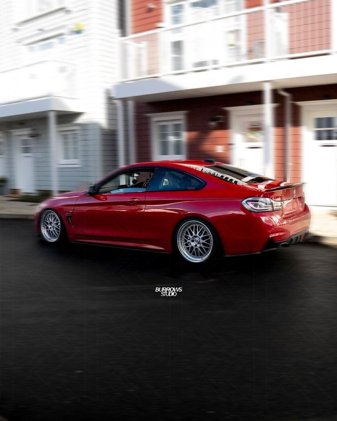 BMW 4-Series F32/F82 and F33 F35 clear LED tail lights by K2 Industries, showing sleek, modern rear lighting design.