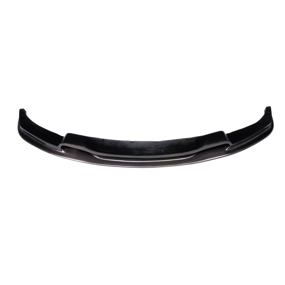 Carbon fiber BMW F30/F31 Palenon Performance Varis style front lip, sleek aerodynamic bumper accessory with detailed finish.
