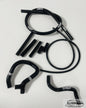 Autobahn Autoworx Audi A4 B8 TSI 2.0T vacuum and evap hose kit with black rubber hoses and connectors for engine airflow.