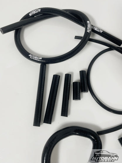 Autobahn Autoworx Audi A4 B8 TSI 2.0T vacuum and evap hose kit with multiple hoses for engine maintenance.