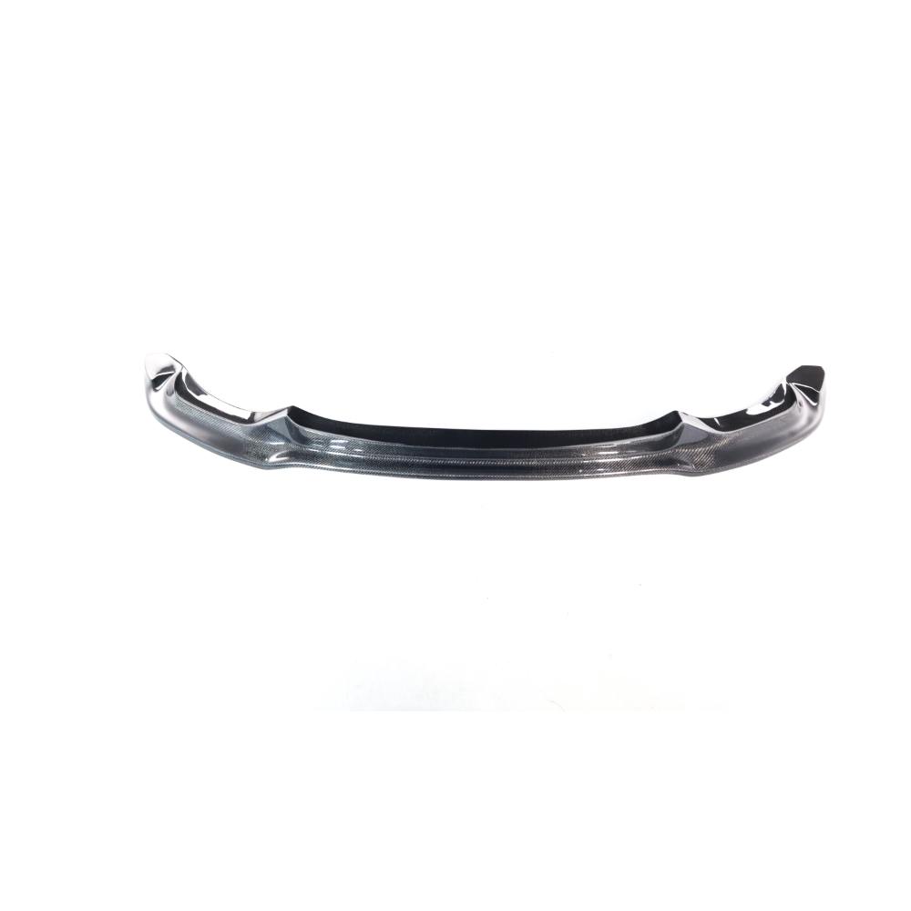 Carbon fiber Vorsteiner front lip for BMW F80 M3 and F82/F83 M4, showing sleek, lightweight aerodynamic design.