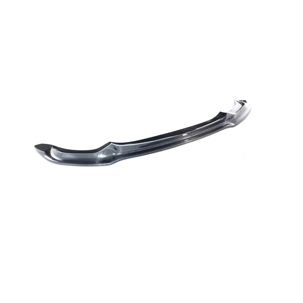 Carbon fiber Vorsteiner front lip for BMW F80 M3 and F82/F83 M4, showcasing sleek design and high-quality performance features.