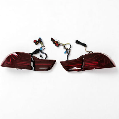 BMW F82 M4 and F32 430i, 435i, 440i, 420i, 428i CSL laser tail lights by Palenon Performance showing sleek automotive lighting.