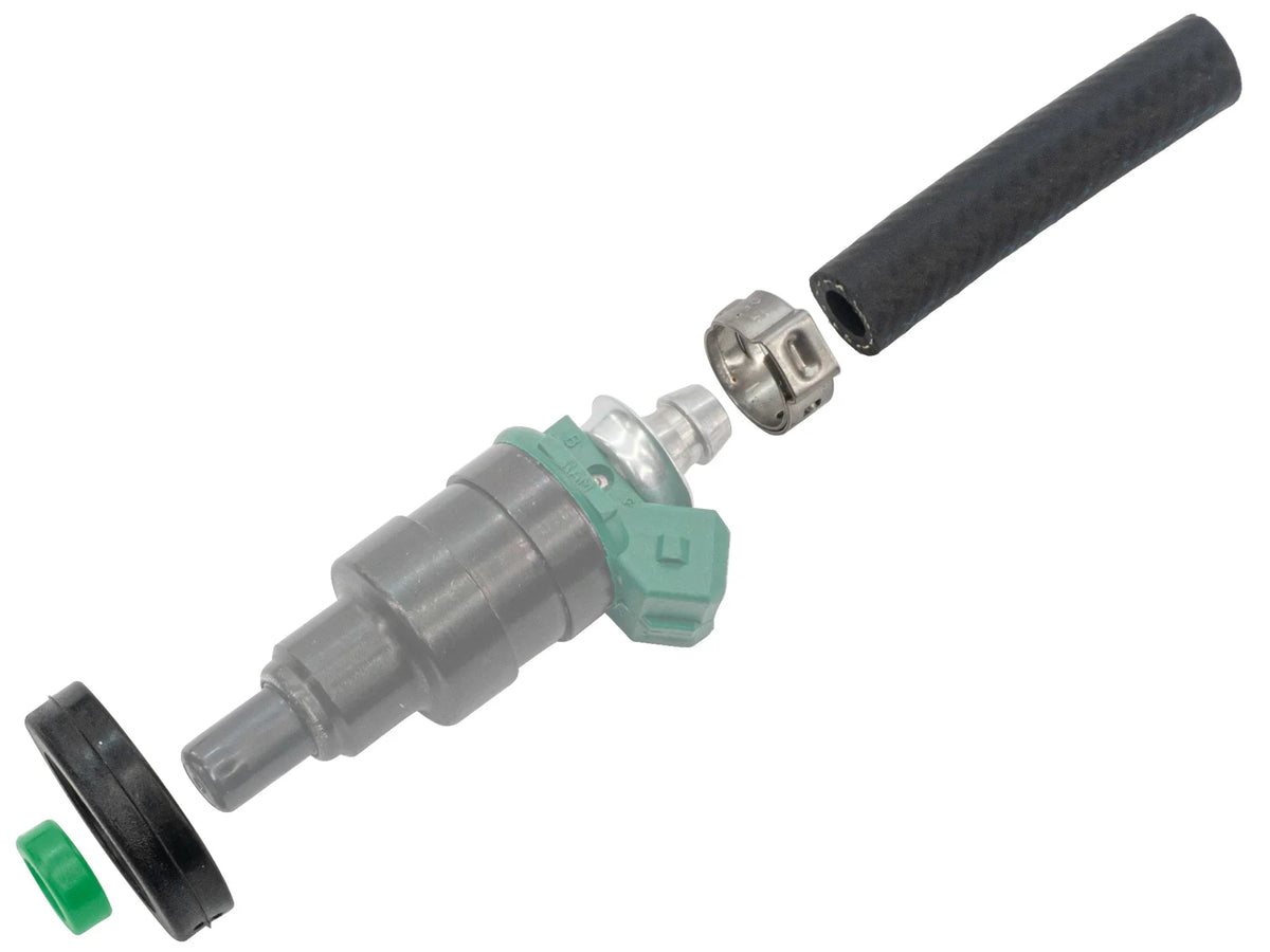 GoWesty fuel injector reseal kit with replacement hose assembly for engine fuel system maintenance.