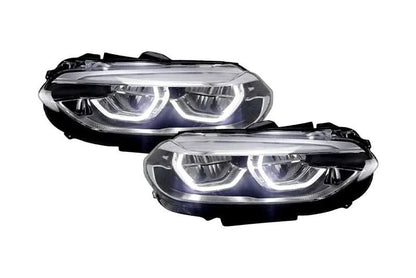 BMW 1-Series F52 headlight upgrade by K2 Industries, showing sleek modern headlights for models 2016-2020