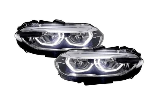 BMW 1-Series F52 headlight upgrade by K2 Industries, showing sleek modern headlights for models 2016-2020