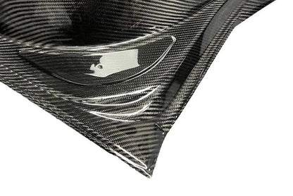 BMW 3 Series G20 G80 M3 carbon fiber doors by K2 Industries, showing sleek black finish and detailed craftsmanship.