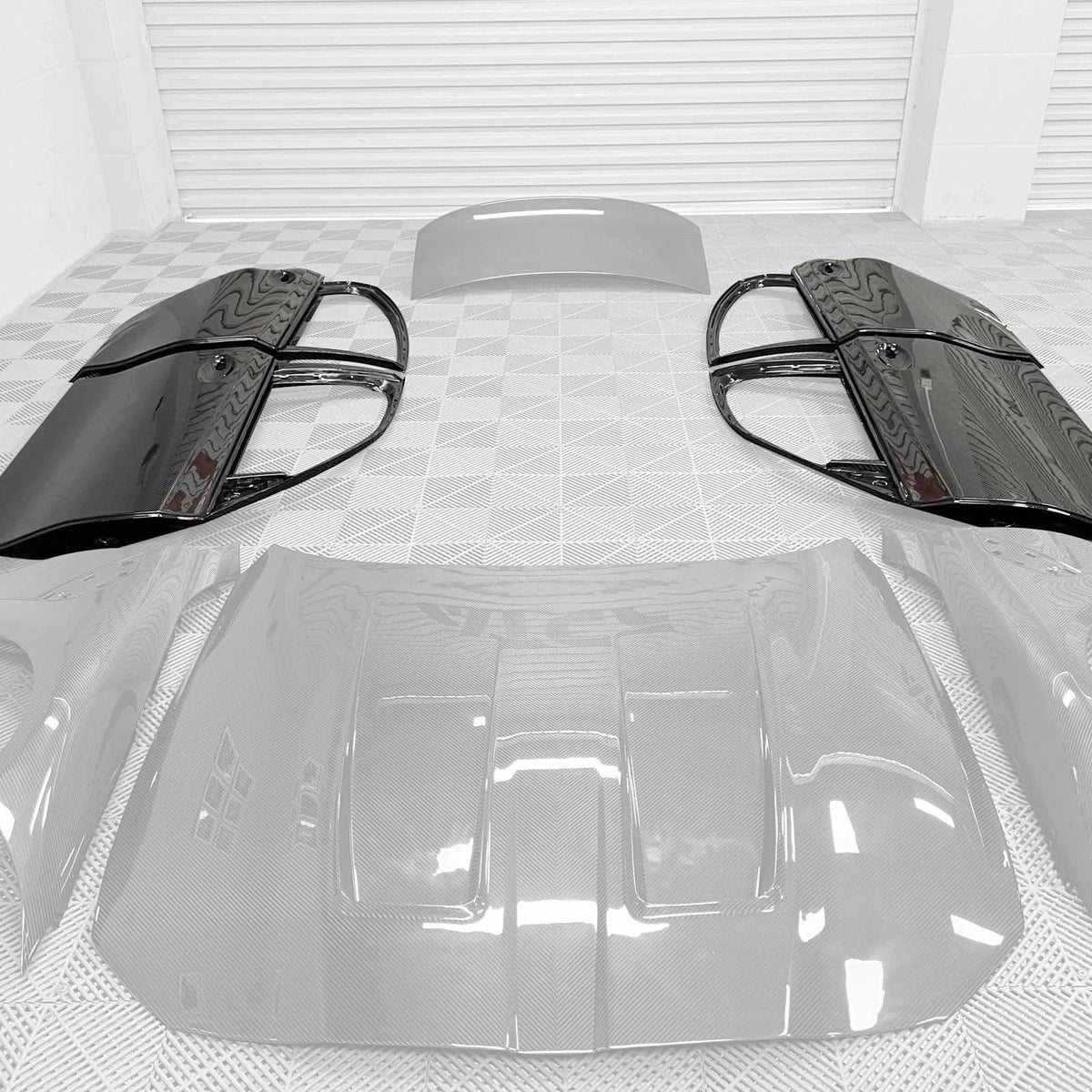 BMW 3 Series G20 G80 M3 carbon fiber doors by K2 Industries, showcasing sleek, lightweight design and high-quality craftsmanship.