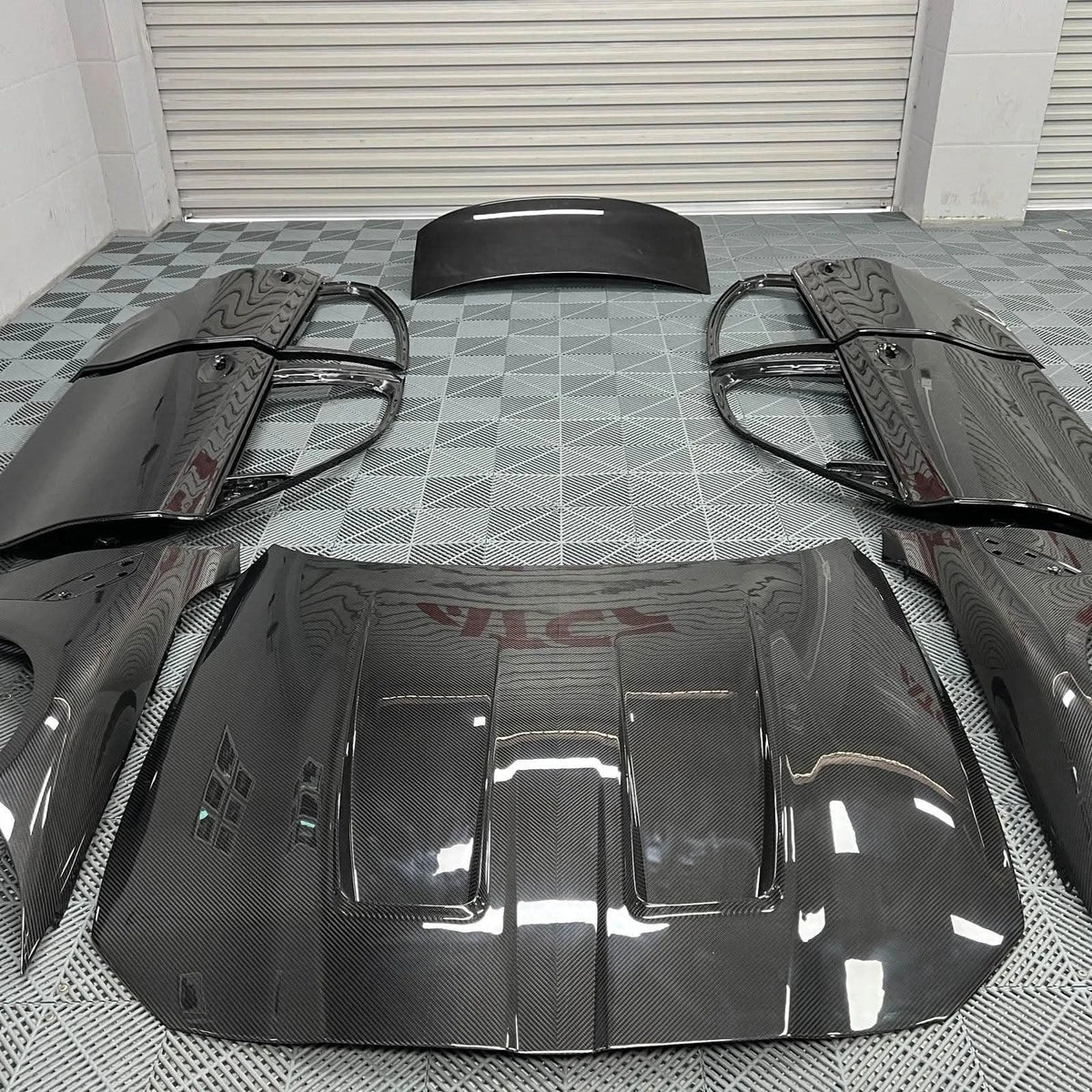 K2 Industries BMW 3 Series G20 G80 M3 carbon fiber doors installed on a 2019+ model, showcasing sleek carbon fiber finish and design.