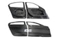 K2 Industries BMW 3 Series G20 G80 M3 carbon fiber doors installed on a 2019 model, showcasing sleek black carbon fiber finish