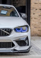 K2 Industries BMW 1 Series F20/F21 DRL module installed in a vehicle, showing the sleek design of the daytime running light component.