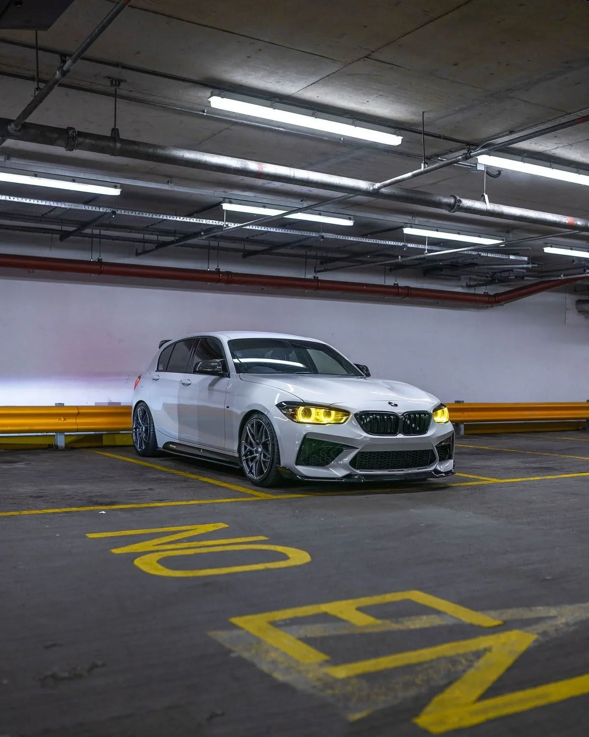 BMW 1 Series F20/F21 DRL Module by K2 Industries, showing the LED daytime running light component for model years 2015-2019.