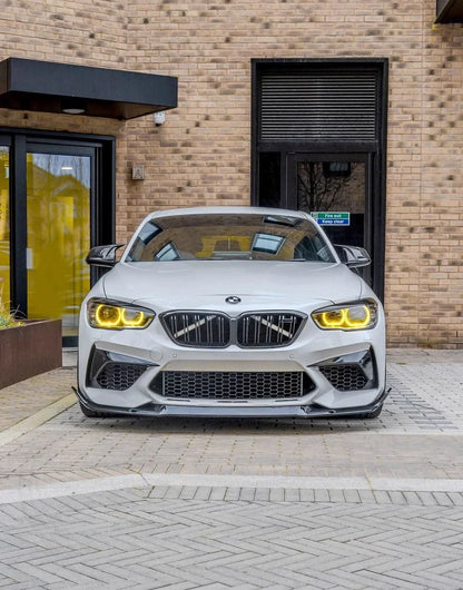 K2 Industries BMW 1 Series F20/F21 DRL Module (2015-2019) with automotive lighting components, black plastic housing and wiring connections.