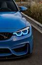 K2 Industries BMW 3/4 Series F80 F33 F83 F32 F82 DRL module for models 2011-2020, showing sleek LED daytime running lights.
