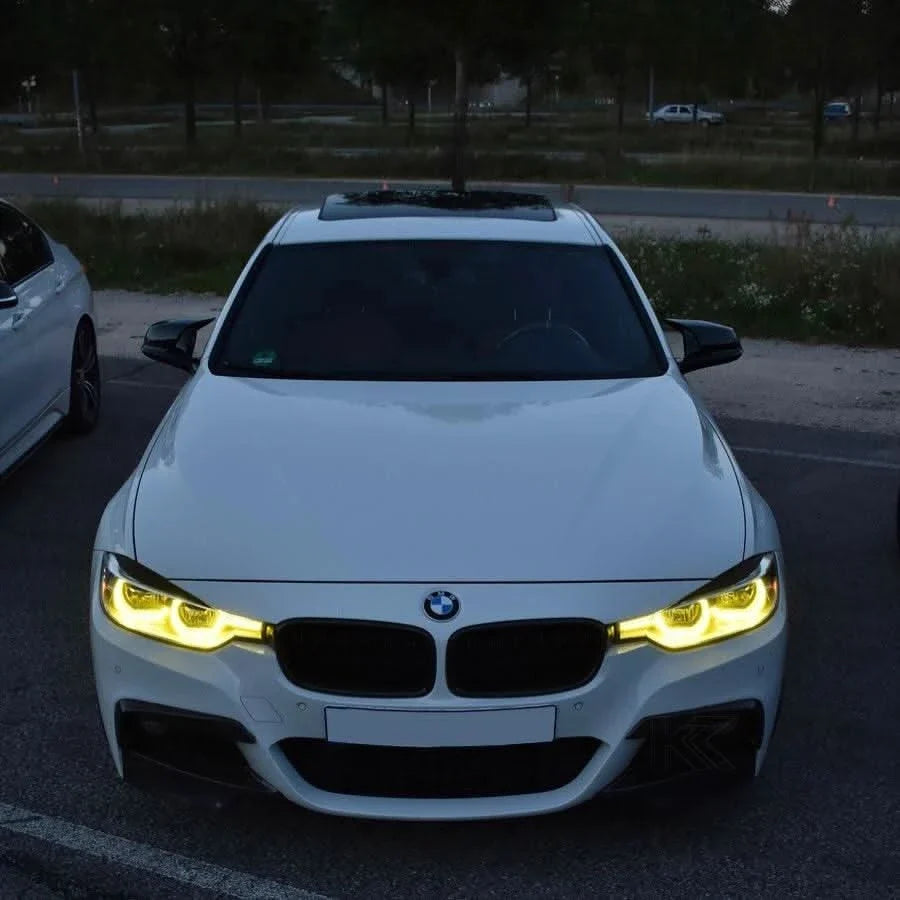 K2 Industries BMW 3 Series F30 F35 F80 DRL modules set for pre-LCI models, featuring sleek daytime running lights.