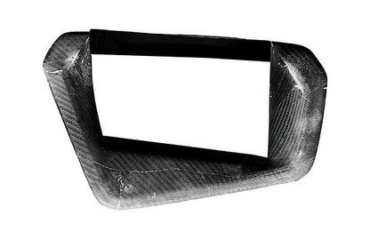 BMW X4 M F98 G02 LCI carbon fiber HUD cover by K2 Industries, showing sleek black textured finish and precise fit for 2015+ models.