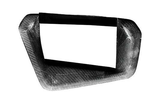 BMW X4 M F98 G02 LCI carbon fiber HUD cover by K2 Industries, showing sleek black textured finish and precise fit for 2015+ models.