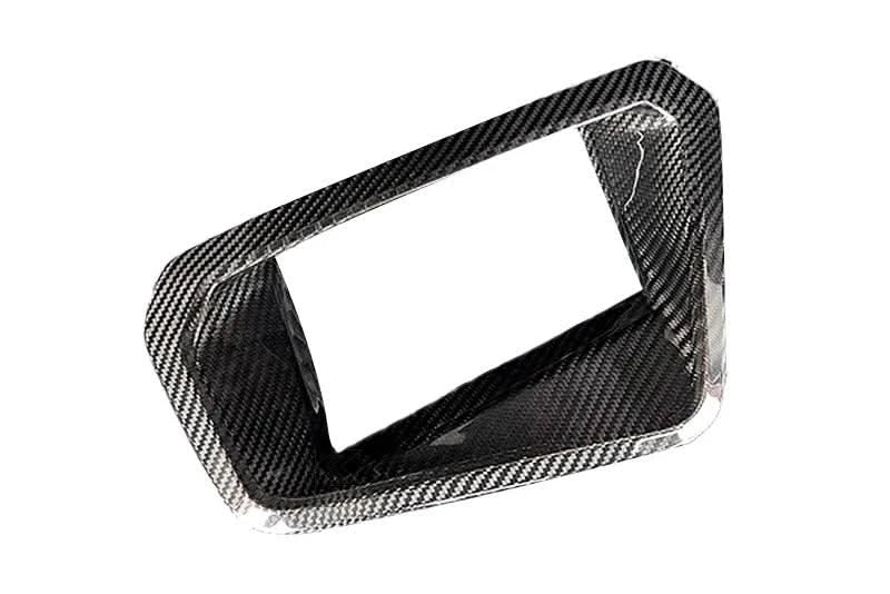 BMW X4 M F98 G02 LCI carbon fiber HUD cover by K2 Industries, showcasing sleek black carbon fiber material and precise fit.