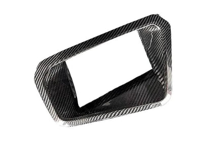 BMW X4 M F98 G02 LCI carbon fiber HUD cover by K2 Industries, showcasing sleek black carbon fiber material and precise fit.