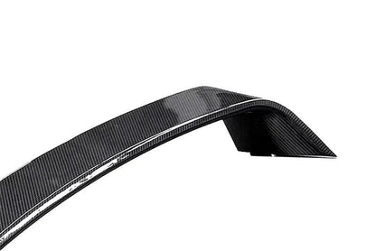 BMW 2 Series G87 M2 carbon fiber MP style wing by K2 Industries, featuring sleek aerodynamic design and lightweight construction.