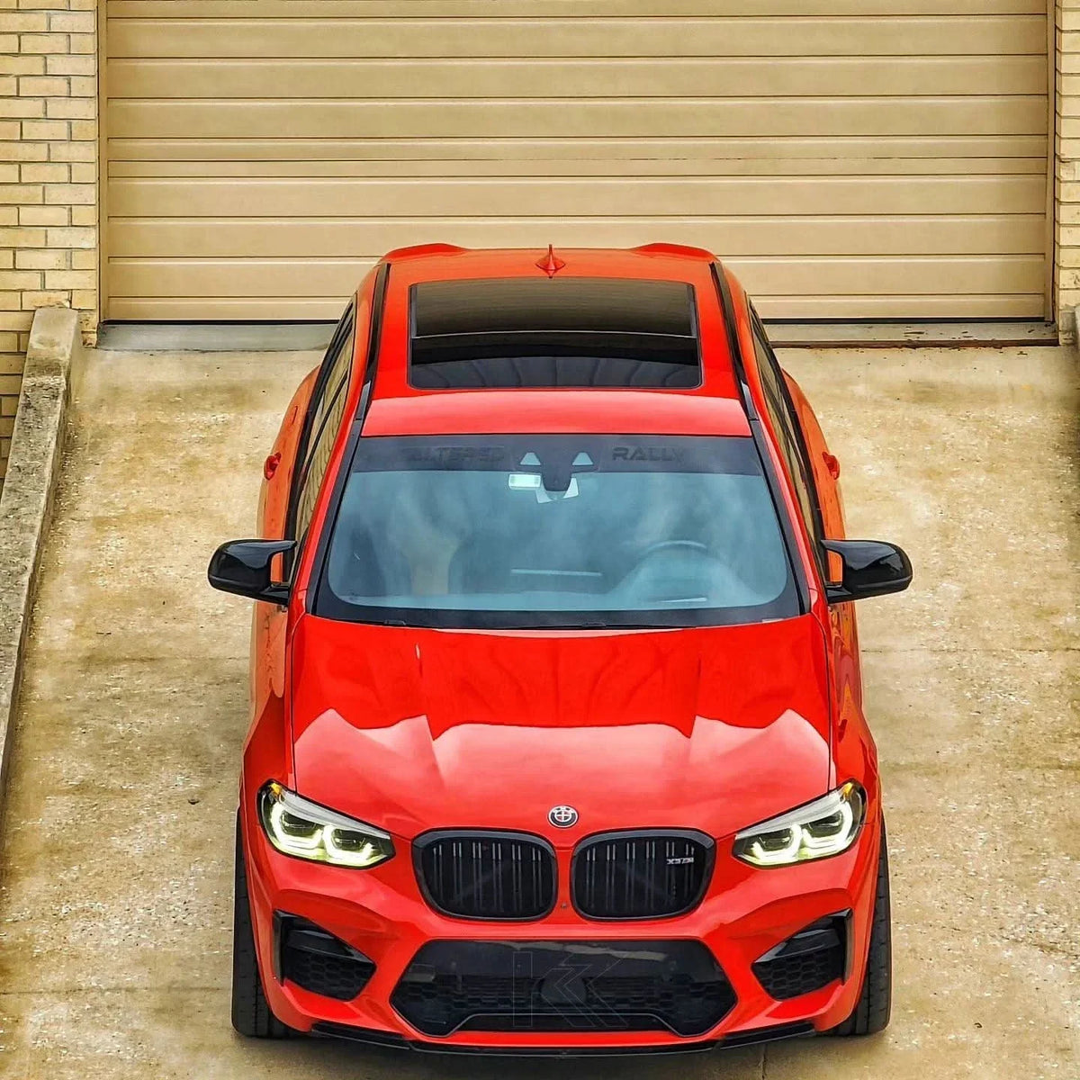 K2 Industries BMW X3 G01 G02 DRL modules installed on vehicle, showcasing modern daytime running light design