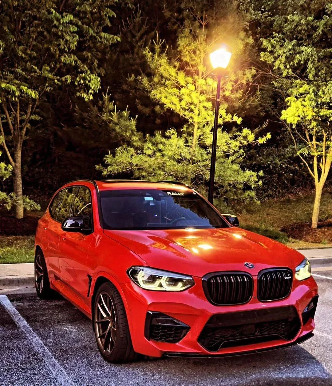 K2 Industries BMW X3 G01 G02 DRL modules installed, showcasing sleek daytime running lights on a 2018+ model.
