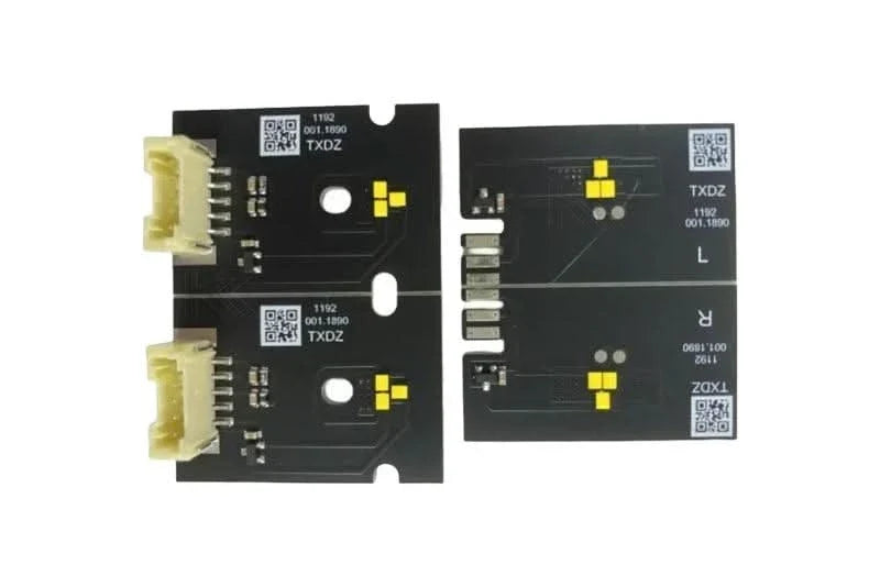 BMW 3/4 Series G80 G82 G22 G23 G26 DRL module by K2 Industries, close-up view of the LED daytime running light component.
