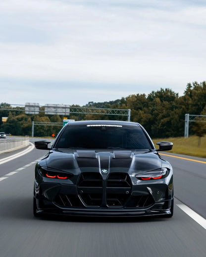 K2 Industries BMW 3/4 Series G80 G82 G22 G23 G26 DRL module showing sleek LED daytime running lights for 2021+ models