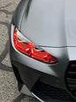 Vibrant yellow BMW 3/4 Series G80 G82 DRL module by K2 Industries, showing the LED daytime running light component.