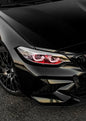 BMW 2 Series F87 DRL Module by K2 Industries, close-up of the LED daytime running light module installed on a 2014-2021 model.