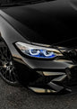 BMW 2 Series F87 DRL module by K2 Industries, showing the sleek automotive daytime running light component.